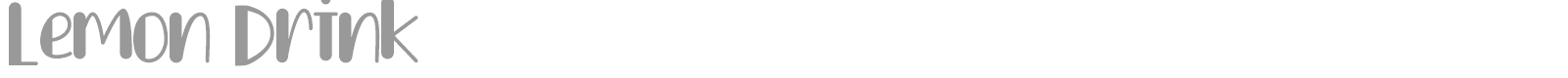 Lemon Drink font preview